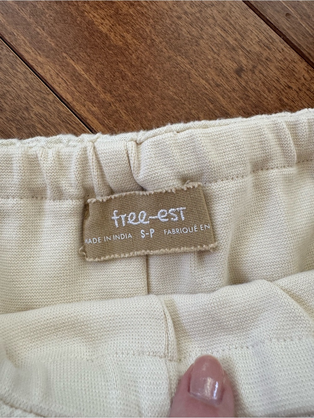 NWT Free People Cream Linen Blend Skort Size Small - Picture 3 of 3